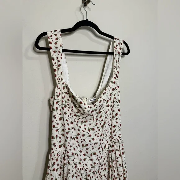 Reformation Binx Dress Mini Dress in Rosebud
